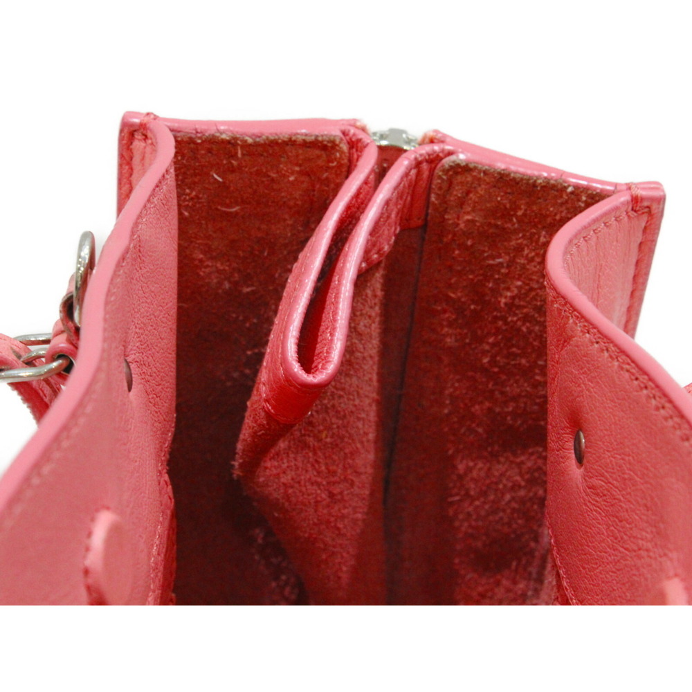 Balenciaga Paper Leather Handbag Bag Pink - Picture 7 of 7